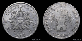 Argentina. Cordoba. 8 Reales 1852. CJ 63.1.6