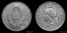 Argentina. 50 Centavos 1882. Medio Patacon. CJ 16