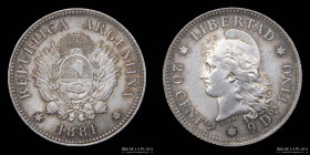Argentina. 20 Centavos 1881. CJ 18