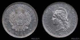 Argentina. 10 Centavos 1882. CJ 21