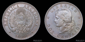 Argentina. 2 Centavos 1890. CJ 31