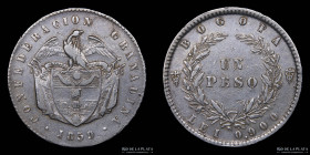 Colombia. 1 Peso 1859. KM126