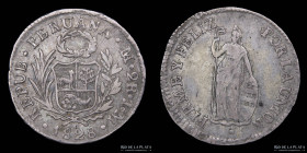 Peru. 2 Reales 1828 JM. KM141.1