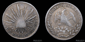 Mexico. 2 Reales 1826 JM. KM374