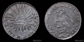 Mexico. 1/2 Real 1833 MJ. KM370.7