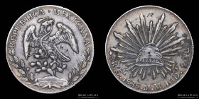 Mexico. 8 Reales 1888 CaMM. Chopmarks. KM377.3
