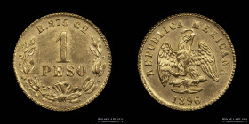 Mexico. 1 Peso 1896/5 Go R. KM410.3