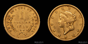 USA. 1 Dollar 1849. Liberty Head. KM73