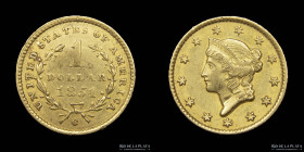 USA. 1 Dollar 1851. Liberty Head. KM73
