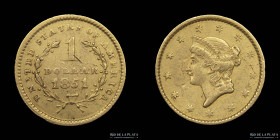 USA. 1 Dollar 1851. Liberty Head. KM73