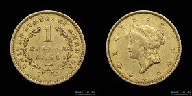 USA. 1 Dollar 1851. Liberty Head. KM73