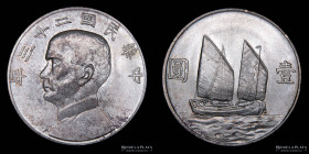 China (Republica) 1 Yuan 1934. KMY345