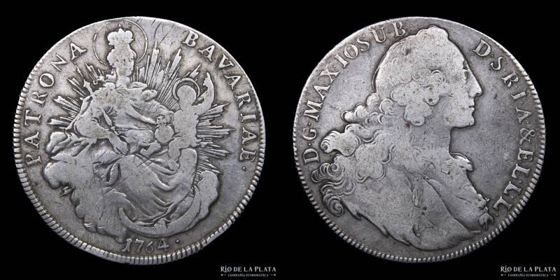 German states. Bavaria. Maximilian III Joseph 1745-1777. 1 Konventionsthaler 176...