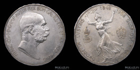 Austria. Franz Joseph I. 5 Corona 1908. KM2809