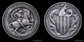 España. Barcelona. 1 peseta 1900. Unio Catalanista