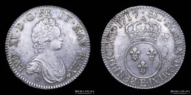Francia. Louis XV. 1 Ecu 1717 E. KM414