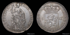 Paises Bajos. 1 Gulden 1760. Gelderland. KM100.2