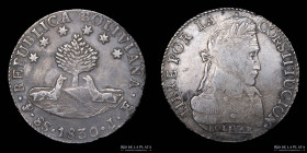 Bolivia. 8 Soles 1830 JF. KM97