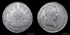 Bolivia. 8 Soles 1842 LR . KM103