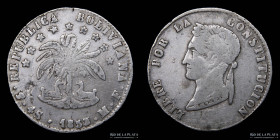 Bolivia. 4 Soles 1853 MF. KM123.2