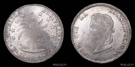 Bolivia. 4 Soles 1859 FJ. KM123.3