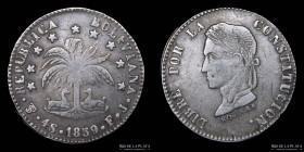 Bolivia. 4 Soles 1859 FJ. Boleviana. KM123.3