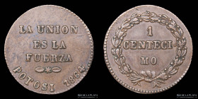 Bolivia. 1 Centesimo 1864. KM147