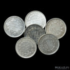 Bolivia. Lote x6. 50 Centavos 1894 a 1899