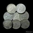 Bolivia. Lote x8. 50 Centavos 1900 a 1908
