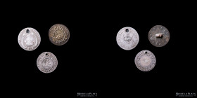 Bolivia. C1825-1830. Botones Militares. Plata y bronce