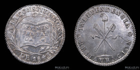 Bolivia. 1843. 1 Sol. Quinta Constitucion Boliviana. RTB 110