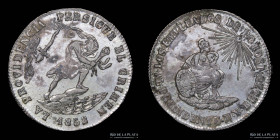 Bolivia. 1852. 2 Soles. Medalla Monetaria. RTB 147
