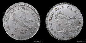 Bolivia. 1854. 1 Sol. Medalla Monetaria. La Paz a Belzu