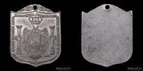 Bolivia. Medalla. Escudo de armas de Potosi. Plata