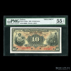 Bolivia. Banco Industrial de La Paz. 10 Bolivianos 1905. Pick S153bs