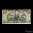 Bolivia. Banco de la Nacion. 20 Bolivianos 1911 A. Pick 109