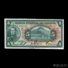 Bolivia. Banco Central. 5 Bolivianos 1928. Pick 120a