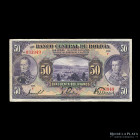 Bolivia. Banco Central. 50 Bolivianos 1928 V. Pick 124a