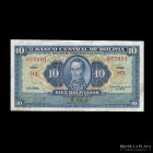 Bolivia. Banco Central. 10 Bolivianos 1928. Pick 130