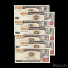Bolivia. Banco Central. 7 x 5.000 Pesos Bolivianos 1984. Pick 168a