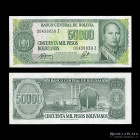 Bolivia. Banco Central. 50.000 Pesos Bolivianos Reposicion 1984. Pick 170r