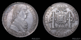 Lima. Fernando VII. 8 Reales 1808. Medalla de Proclama