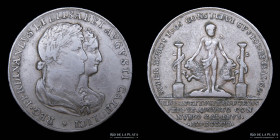 España. Fernando VII. 1816 Cadiz. Proclama casamiento