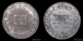 Peru. 1828. 4 Reales. Proclama Constitucional