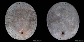 Argentina. 1811. Insignia militar. Regimiento N6 . Potosi
