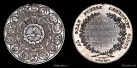 Argentina. 1860. Constitucional. Union Nacional. Plata. Cataldi