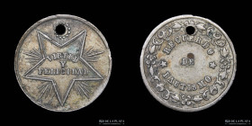 Argentina. 1867. Recuerdo de Bautismo. Cataldi