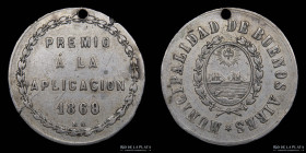Argentina. 1869. Premio a la aplicacion. R. Grande