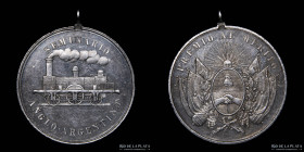 Argentina. 1870. Seminario Anglo-Argentino. Premio. Plata