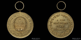 Argentina. 1871. Fiebre Amarilla en Buenos Aires. Oro. R.Grande